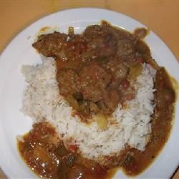 Spicy Beef Curry Stew for the Slow Cooker