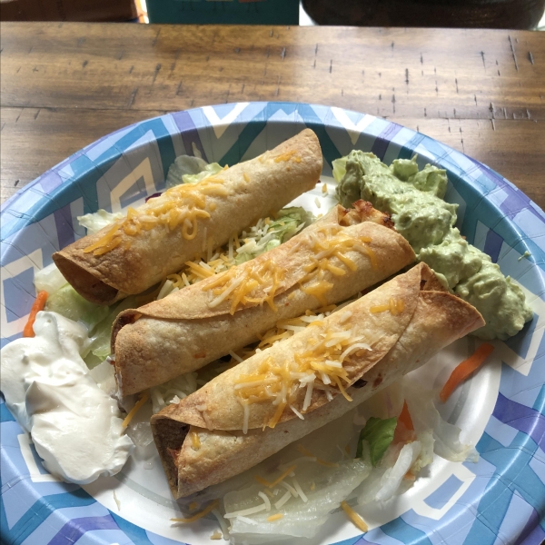 Air Fryer Chicken Taquitos