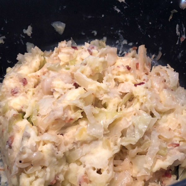 Fabulous Colcannon (Mashed Potatoes and Cabbage)