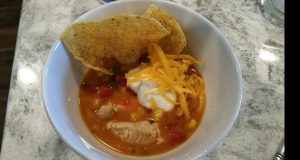 Creamy Chicken Tortilla Soup with RO*TEL®