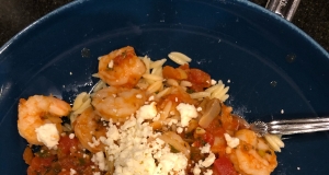 Shrimp and Feta with Pasta