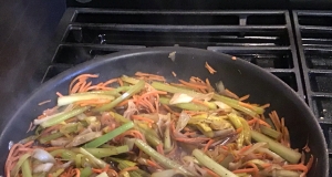 Balsamic Caramelized Leeks, Carrots, and Celery