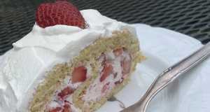 German Strawberry Roll