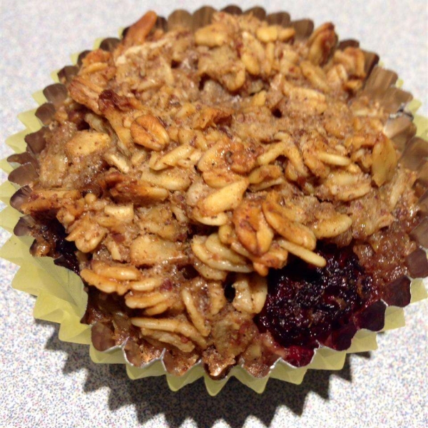 Gluten-Free Blackberry Oat Muffins