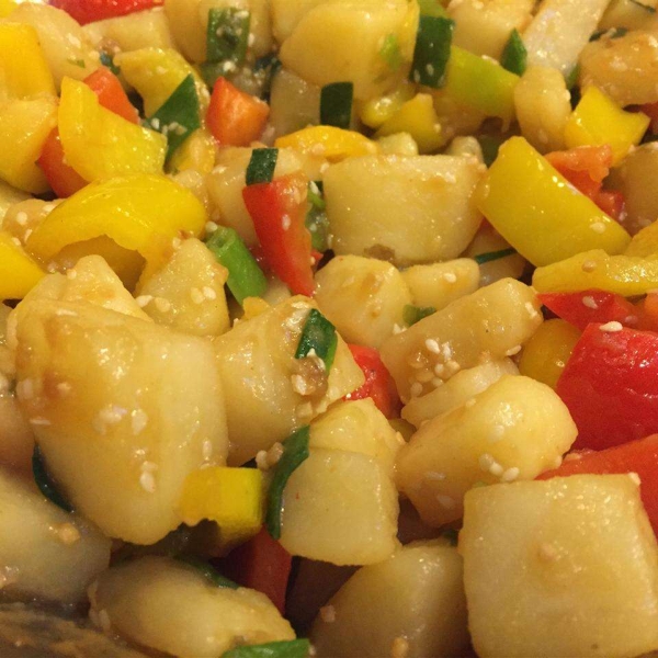 Fiery Red Pepper Potatoes