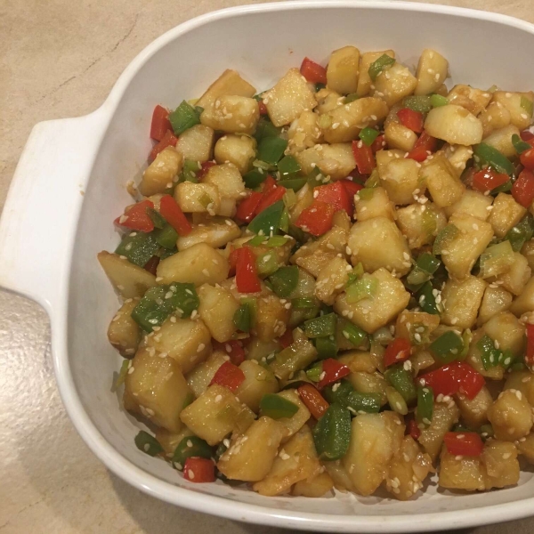 Fiery Red Pepper Potatoes