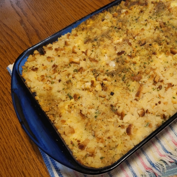 Quick and Easy Chicken and Stuffing Casserole