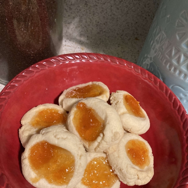 Jam Filled Butter Cookies