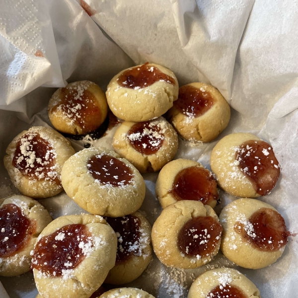 Jam Filled Butter Cookies