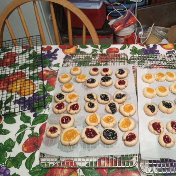 Jam Filled Butter Cookies