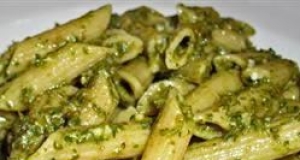 Penne With Garlic Pesto