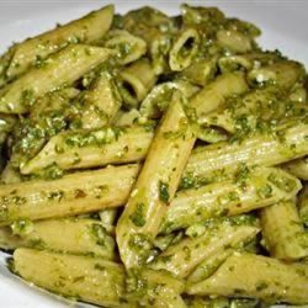 Penne With Garlic Pesto