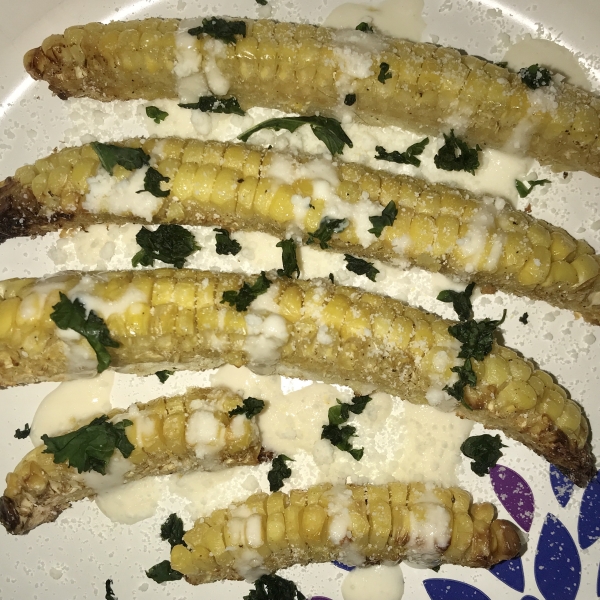 Air Fryer Corn Ribs