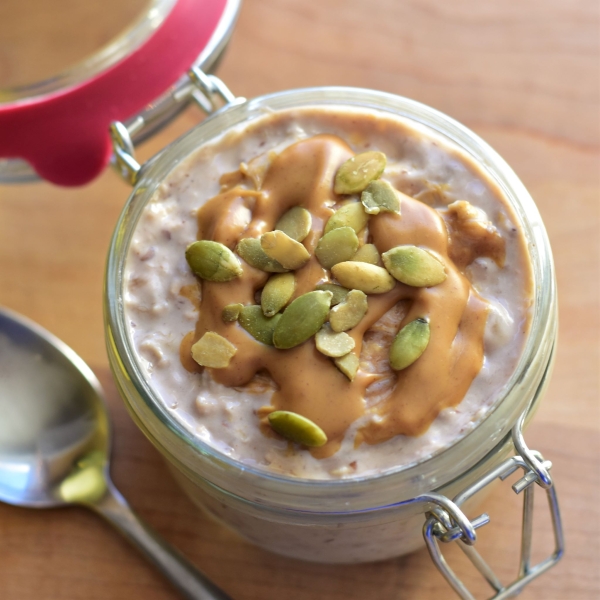 Peanut Butter Banana Overnight Oats
