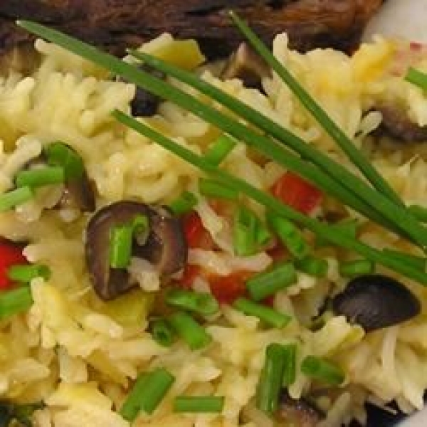 Cheesy Confetti Rice