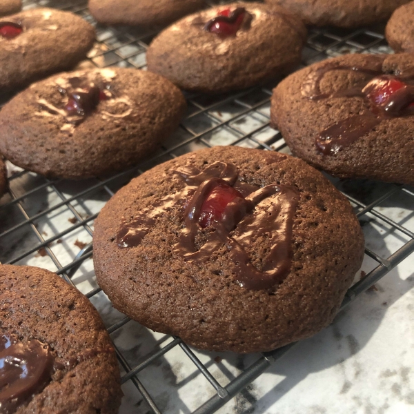 Chocolate Covered Cherry Cookies