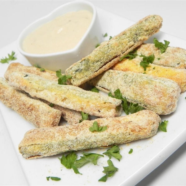 Baked Zucchini Parmesan Fries