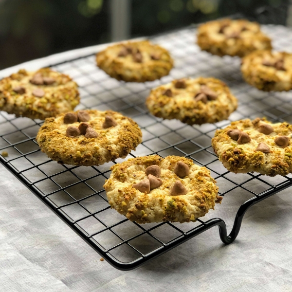 Pistachio Thumbprint (Kinda Sorta) Cookies