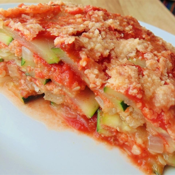 Eggless Zucchini Lasagna