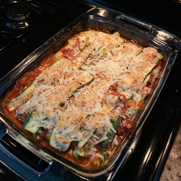 Eggless Zucchini Lasagna