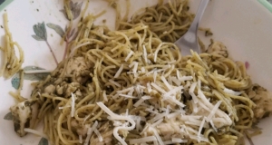 Grilled Chicken and Angel Hair Pasta