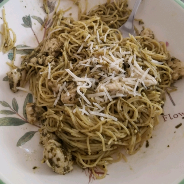 Grilled Chicken and Angel Hair Pasta