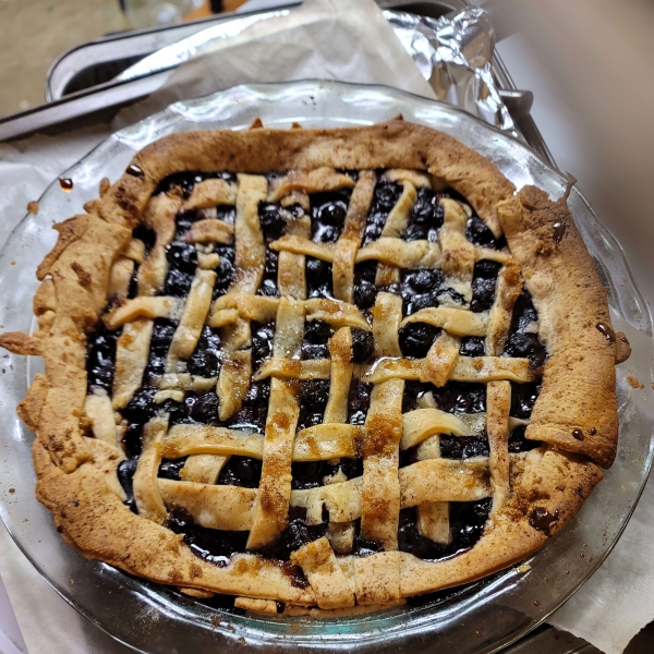 Homemade Blueberry Pie