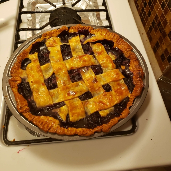 Homemade Blueberry Pie