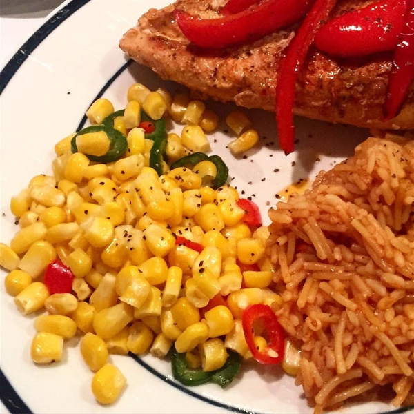 Corn with Jalapenos