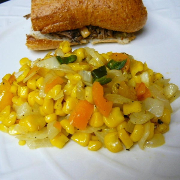 Corn with Jalapenos