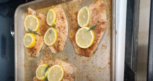 Hudson's Baked Tilapia with Dill Sauce