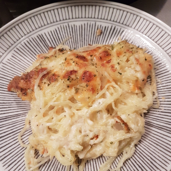 Spaghetti Squash Au Gratin