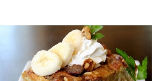 Walnut Banana Bread Pudding