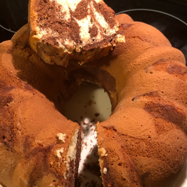 Marble Swirl Pound Cake