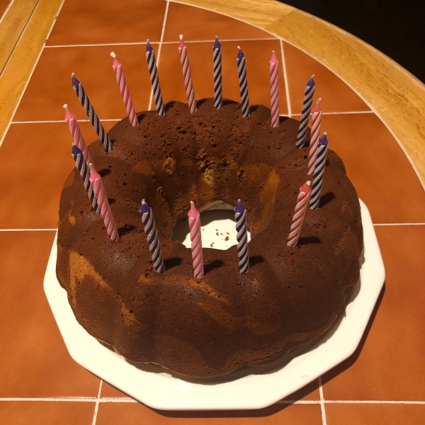 Marble Swirl Pound Cake