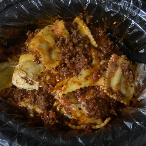 Randy's Slow Cooker Ravioli Lasagna