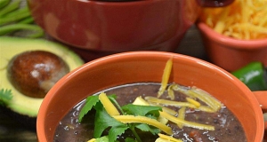 Easy and Super Delicious Black Bean Soup