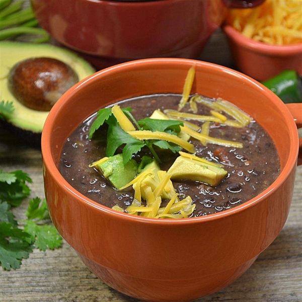 Easy and Super Delicious Black Bean Soup