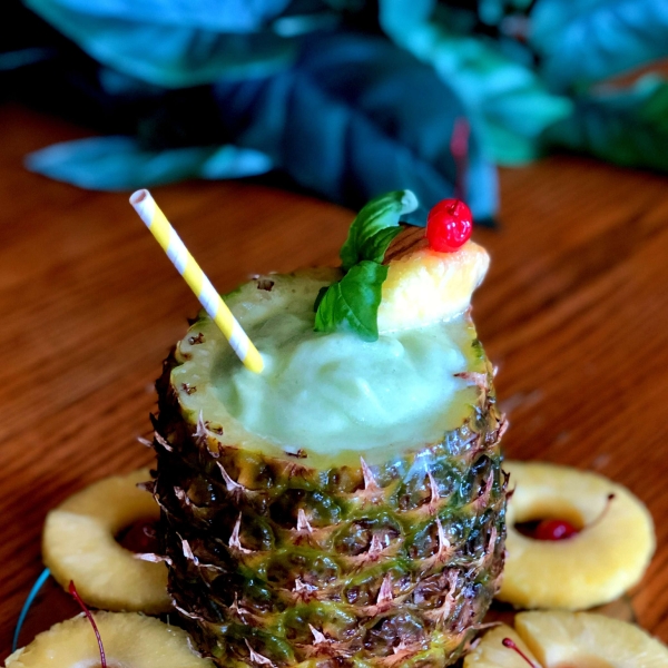 Pineapple-Basil Smoothie