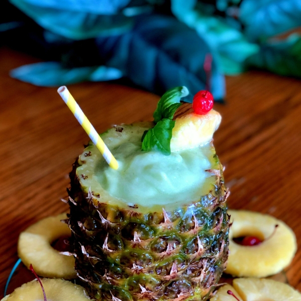 Pineapple-Basil Smoothie