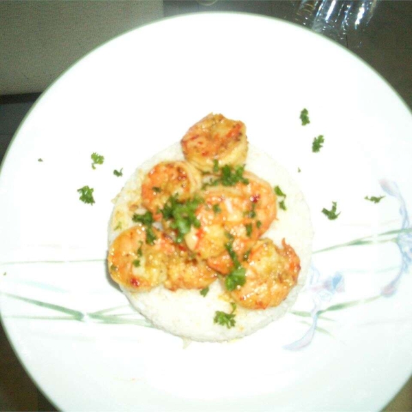 Lemon Pepper Shrimp with Mustard