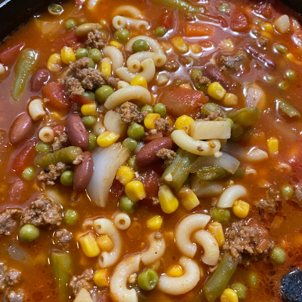 Ground Beef Vegetable Soup