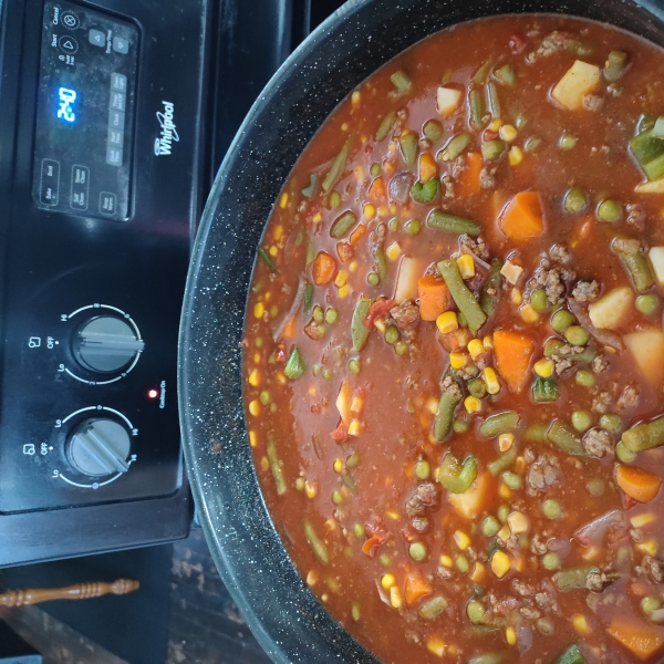 Ground Beef Vegetable Soup