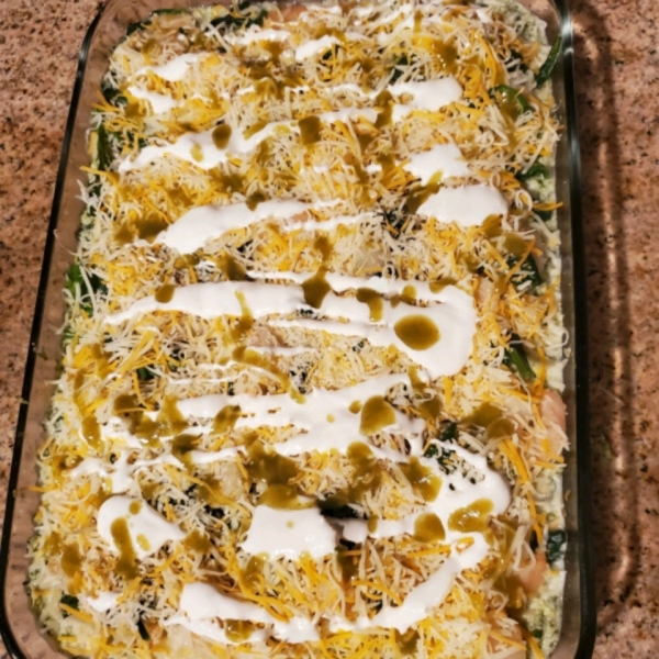 Shrimp Enchiladas Suizas