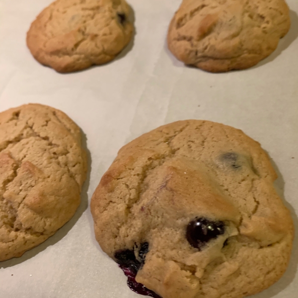 Blueberry Drop Cookies