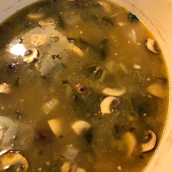 Mushroom Bok Choy Soup