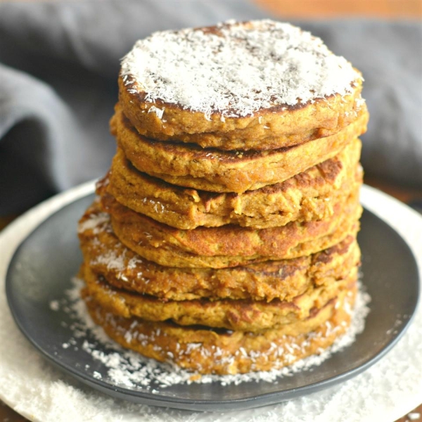 Pumpkin Coconut Pancakes