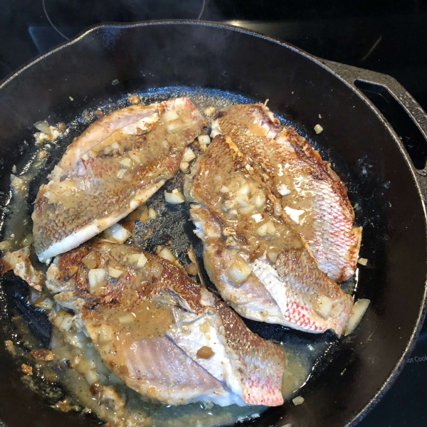 Pan Seared Red Snapper