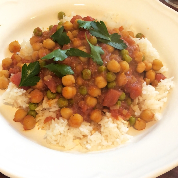 Sweet Potato and Chickpea Masala