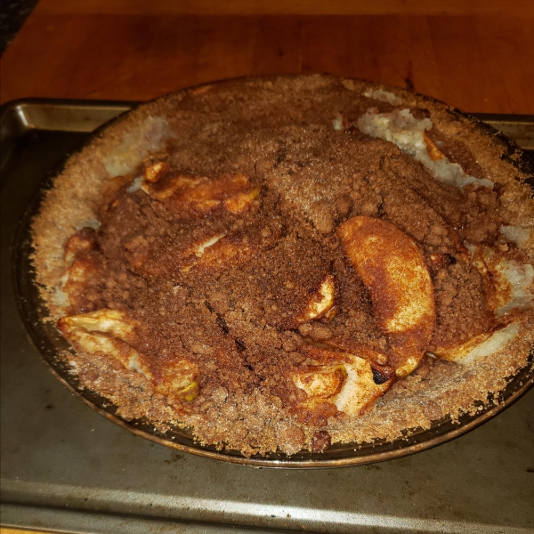 Snickerdoodle-Crusted Apple Pie